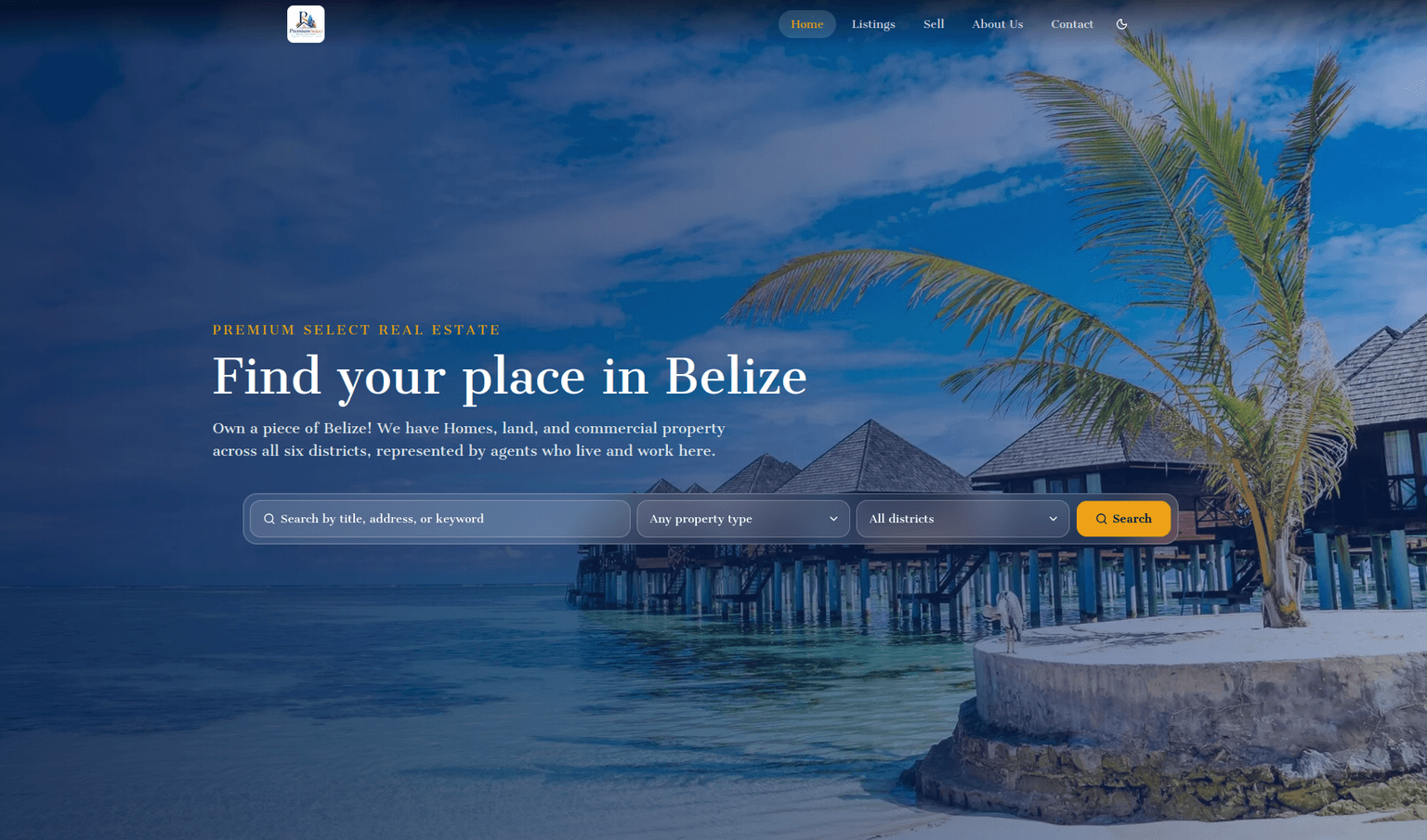 Premium Select Real Estate home page